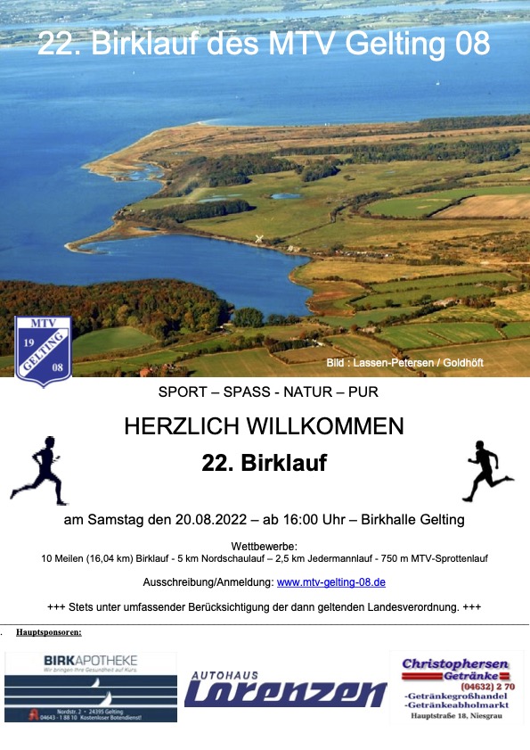 Birklauf Vorderseite 2022
